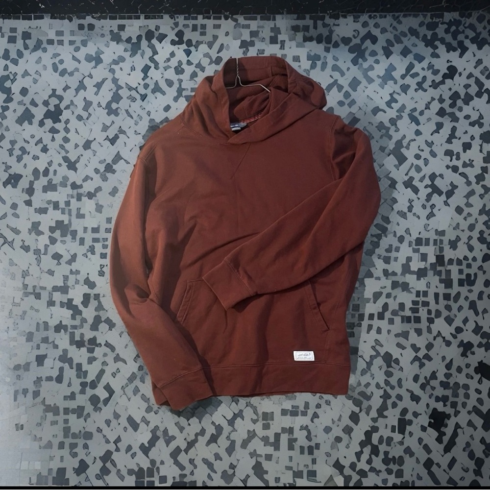 Eddie Bauer Men's Rich Brown Hoodie